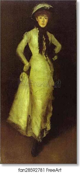 Free art print of Arrangement in White and Black by James Abbott Mcneill Whistler