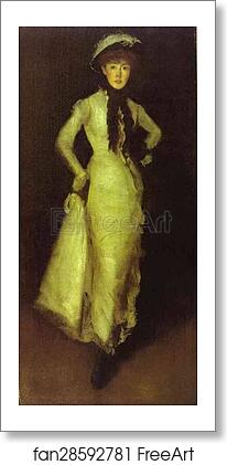 Free art print of Arrangement in White and Black by James Abbott Mcneill Whistler