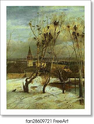 Free art print of The Rooks Have Come by Alexey Savrasov
