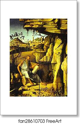 Free art print of St. Jerome in the Desert by Giovanni Bellini