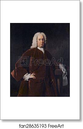 Free art print of Portrait of John Fitzgerald Villiers, 1st Earl Grandison by Allan Ramsay
