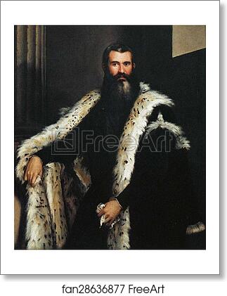 Free art print of Portrait of a Gentleman in a Fur by Paolo Veronese