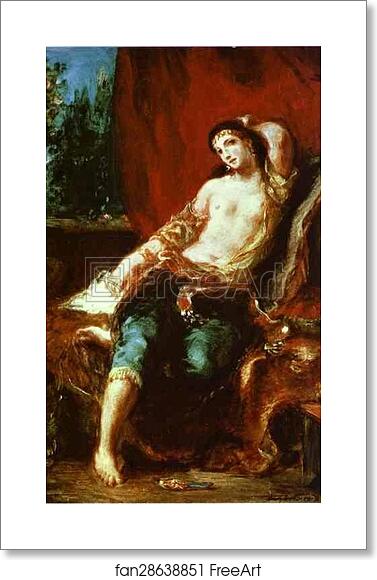 Free art print of Odalisque by Eugène Delacroix Free art print of Odalisque by Eugène Delacroix