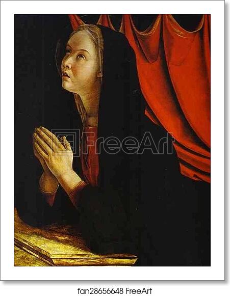 Free Art Print Of The Annunciation Panel Of St Vincent Ferrar Polyptych By Giovanni Bellini C 1464 68 Tempera On Panel Church Of Ss Giovanni E Paolo Venice Italy Freeart Fan28656648