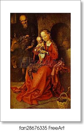 Free art print of The Holy Family by Martin Schongauer