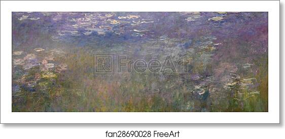 Free art print of Water Lilies by Claude Monet