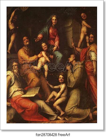 Free art print of Sacra Conversazione (Pala Pucci) by Jacopo Carrucci, Known As Pontormo Free art print of Sacra Conversazione (Pala Pucci) by Jacopo Carrucci, Known As Pontormo