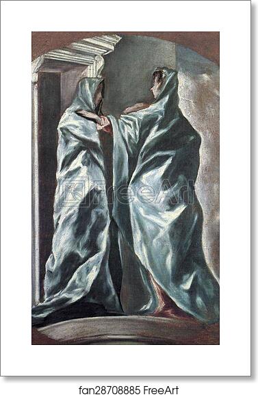 Free art print of Visitation by El Greco Free art print of Visitation by El Greco
