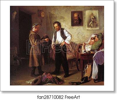 Free art print of Painter Selling Old Things to a Tatar by Vladimir Makovsky