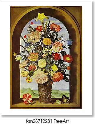 Free art print of Bouquet of Flowers by Ambrosius Bosschaert