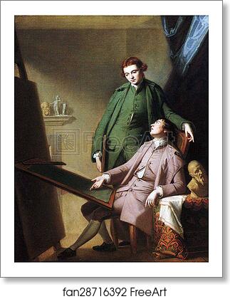 Free art print of The Artist's Brothers, Peter and James by George Romney