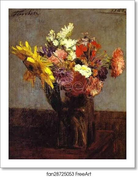 Free art print of Bouquet of Flowers (Bouquet de fleurs) by Henri Fantin-Latour Free art print of Bouquet of Flowers (Bouquet de fleurs) by Henri Fantin-Latour
