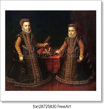 Free art print of Portrait of the Infantas Isabella Clara Eugenia and Catalina Micaela by Sofonisba Anguissola Free art print of Portrait of the Infantas Isabella Clara Eugenia and Catalina Micaela by Sofonisba Anguissola