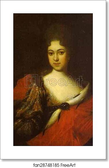 Free art print of Portrait of Tzarevna Praskovya Ivanovna by Ivan Nikitin Free art print of Portrait of Tzarevna Praskovya Ivanovna by Ivan Nikitin