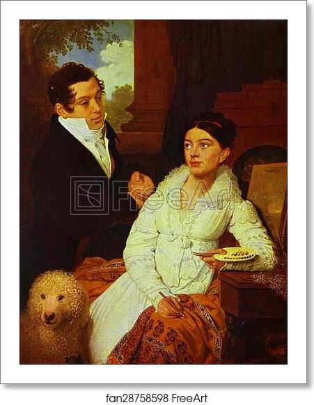 Free art print of Portrait of A. G. and A. A. Lobanov-Rostovsky by Vladimir Borovikovsky