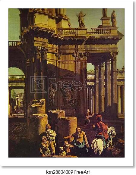 Free art print of Ruins of a Temple. Detail by Bernardo Bellotto Free art print of Ruins of a Temple. Detail by Bernardo Bellotto