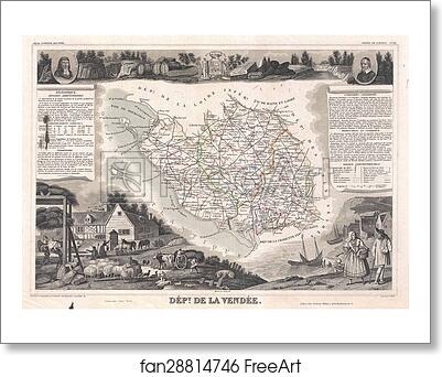 Free art print of Dept. de la Vendee. by Victor Jules Levasseur Free art print of Dept. de la Vendee. by Victor Jules Levasseur