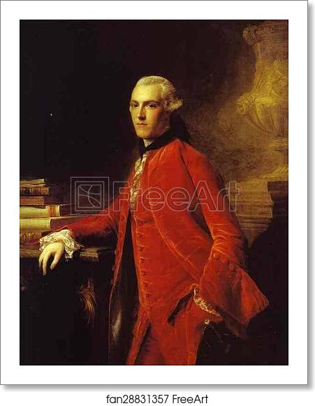 Free art print of Portrait of William Colyear, Viscount Milsington by Allan Ramsay