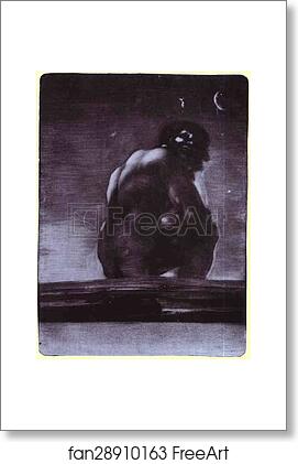 Free art print of The Giant by Francisco De Goya Y Lucientes