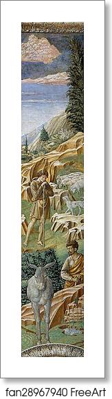 Free art print of Vigil of the Shepherds by Benozzo Gozzoli Free art print of Vigil of the Shepherds by Benozzo Gozzoli