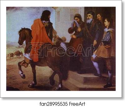 Free art print of The Departure of the Prodigal Son by Bartolomé Esteban Murillo