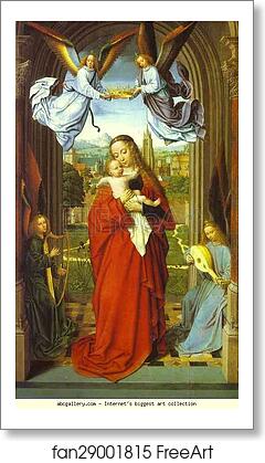 Free art print of Virgin and Child with Four Angels by Gerard David Free art print of Virgin and Child with Four Angels by Gerard David
