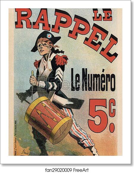 Free art print of Le Rappel by Jules Chéret Free art print of Le Rappel by Jules Chéret