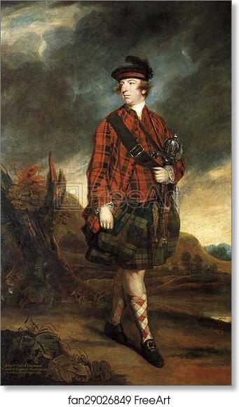 Free art print of John Murray, 4th Earl of Dunmore by Sir Joshua Reynolds