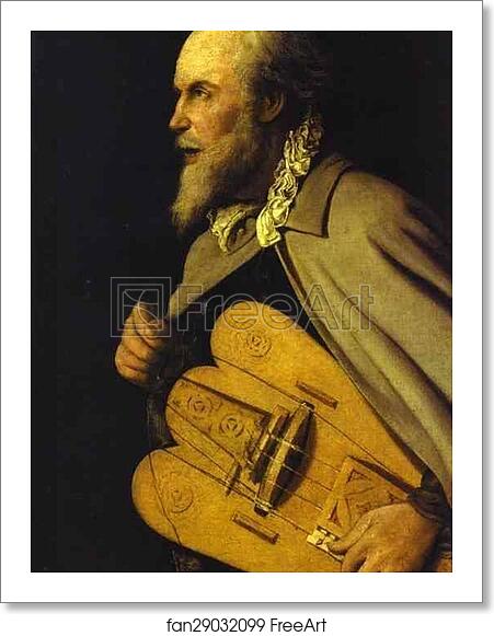Free art print of Hurdy-Gurdy Player by Georges De La Tour Free art print of Hurdy-Gurdy Player by Georges De La Tour