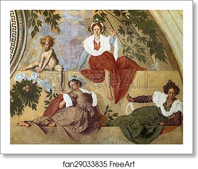 Free art print of Vertumnus and Pomona. Detail by Jacopo Carrucci, Known As Pontormo