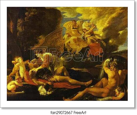 Free art print of Renaud and Armide by Nicolas Poussin Free art print of Renaud and Armide by Nicolas Poussin