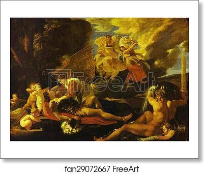 Free art print of Renaud and Armide by Nicolas Poussin