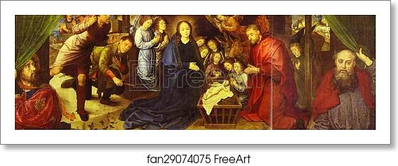 Free art print of The Adoration of the Shepherds by Hugo Van Der Goes Free art print of The Adoration of the Shepherds by Hugo Van Der Goes