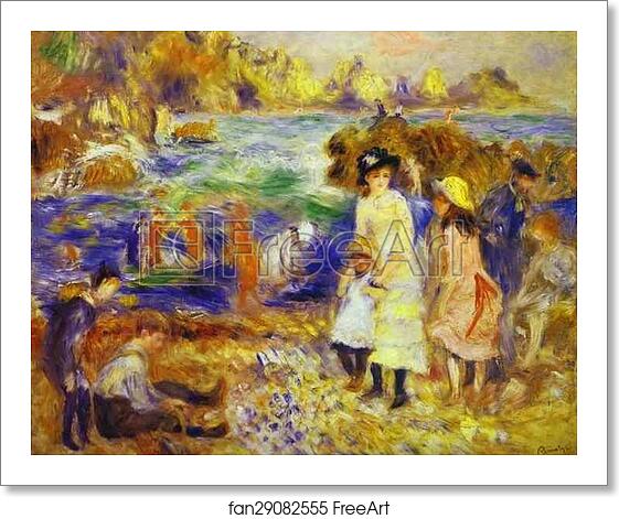 Free art print of Children on the Beach of Guernesey by Pierre-Auguste Renoir Free art print of Children on the Beach of Guernesey by Pierre-Auguste Renoir