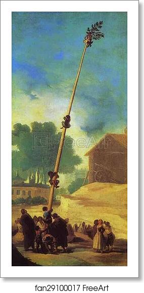 Free art print of The Greasy Pole (La Cucana) by Francisco De Goya Y Lucientes Free art print of The Greasy Pole (La Cucana) by Francisco De Goya Y Lucientes