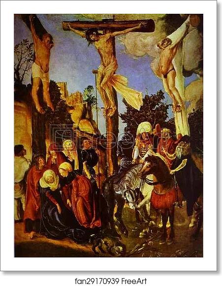Free art print of The Crucifixion by Lucas Cranach The Elder