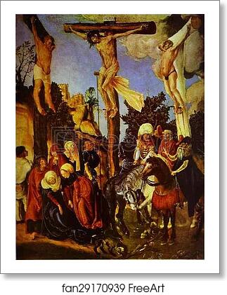 Free art print of The Crucifixion by Lucas Cranach The Elder