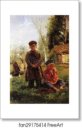 Free art print of Peasant Boys by Vladimir Makovsky