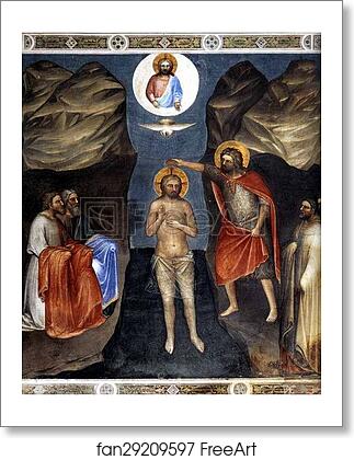 Free art print of The Baptism of Christ by Giusto De’ Menabuoi