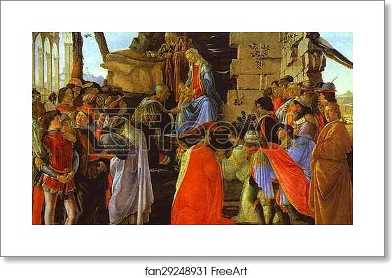 Free art print of Adoration of the Magi by Alessandro Botticelli Free art print of Adoration of the Magi by Alessandro Botticelli