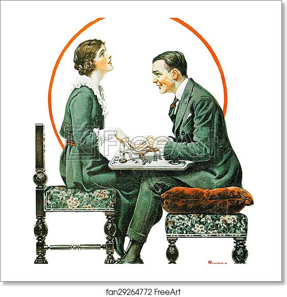 Free art print of Fitzgerald, Saturday evening post by Norman Rockwell Free art print of Fitzgerald, Saturday evening post by Norman Rockwell