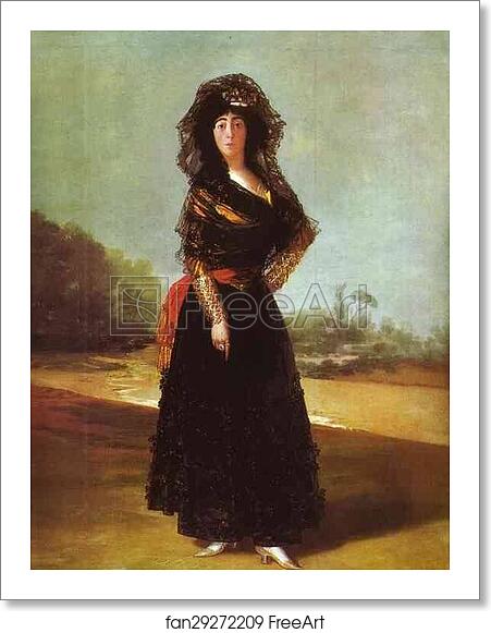 Free Art Print Of Portrait Of The Duchess Of Alba By Francisco De Goya