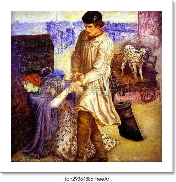 Free art print of Found by Dante Gabriel Rossetti Free art print of Found by Dante Gabriel Rossetti