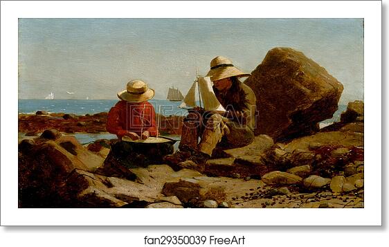 Free art print of The Boat Builders by Winslow Homer Free art print of The Boat Builders by Winslow Homer