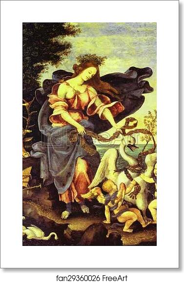 Free art print of Allegory of Music (The Muse Erato) by Filippino Lippi