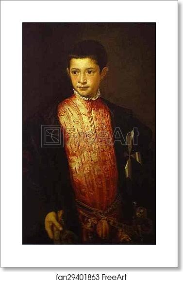 Free art print of Portrait of Ranuccio Farnese by Titian Free art print of Portrait of Ranuccio Farnese by Titian