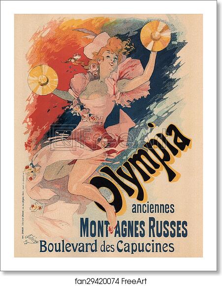 Free art print of Olympia anciennes by Jules Chéret Free art print of Olympia anciennes by Jules Chéret