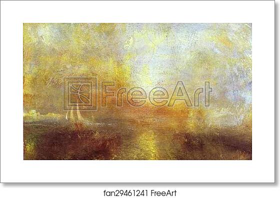 Free art print of Yacht Approaching the Coast by Joseph Mallord William Turner Free art print of Yacht Approaching the Coast by Joseph Mallord William Turner