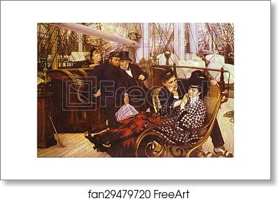 Free art print of The Last Evening by Jacques Joseph Tissot (A.K.A. James Tissot)