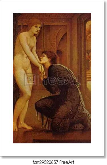 Free art print of The Soul Attains. The Pygmalion Series by Sir Edward Coley Burne-Jones Free art print of The Soul Attains. The Pygmalion Series by Sir Edward Coley Burne-Jones